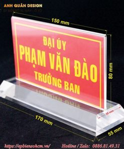 bảng Mica biển tên
