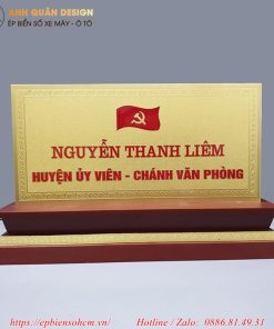 bảng Mica biển tên