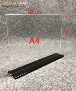 bảng Mica để bàn A4