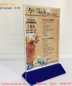 bảng menu Mica A5