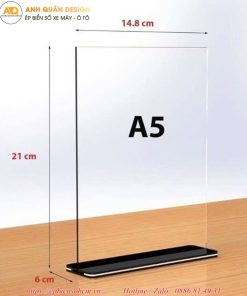 bảng menu Mica A5