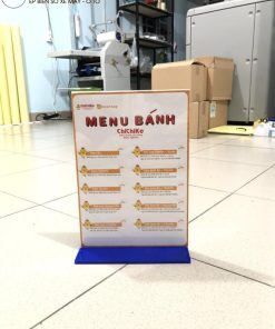 bảng Mica để giá sản phẩm
