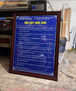 bảng Mica nội quy công ty