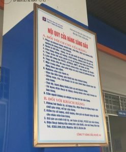 bảng Mica nội quy công ty