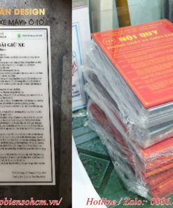 bảng Mica nội quy công ty