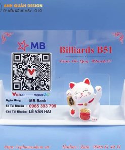 bảng Mica QR ngân hàng