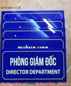 bảng mica tên phòng trung tâm ngoại ngữ