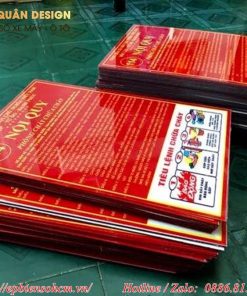 Bảng nội quy PCCC bằng Mica