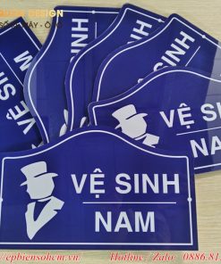 biển bảng phòng vệ sinh Mica