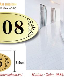 Bảng số phòng Mica