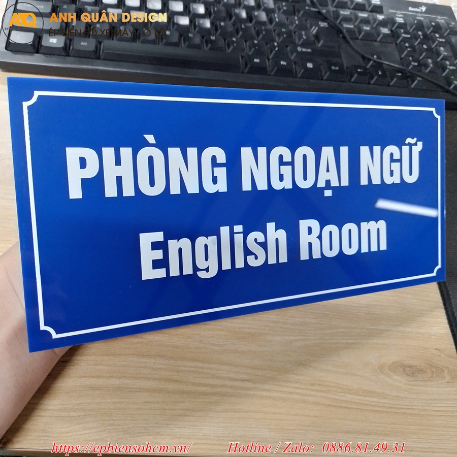Bảng tên phòng Mica Bảng tên phòng Mica