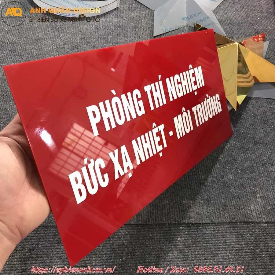 Bảng tên phòng Mica Bảng tên phòng Mica