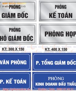 Bảng tên phòng Mica theo yêu cầu, đẹp, rõ ràng và chuyên nghiệp 2 Bảng tên phòng Mica