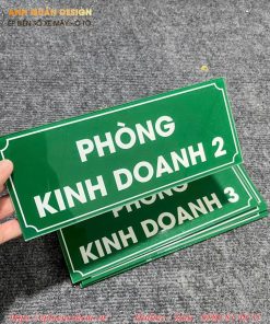 Bảng tên phòng Mica theo yêu cầu, đẹp, rõ ràng và chuyên nghiệp 6 Bảng tên phòng Mica