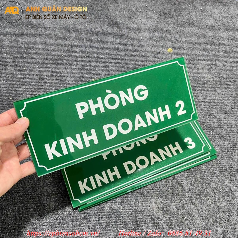 Bảng tên phòng Mica Bảng tên phòng Mica