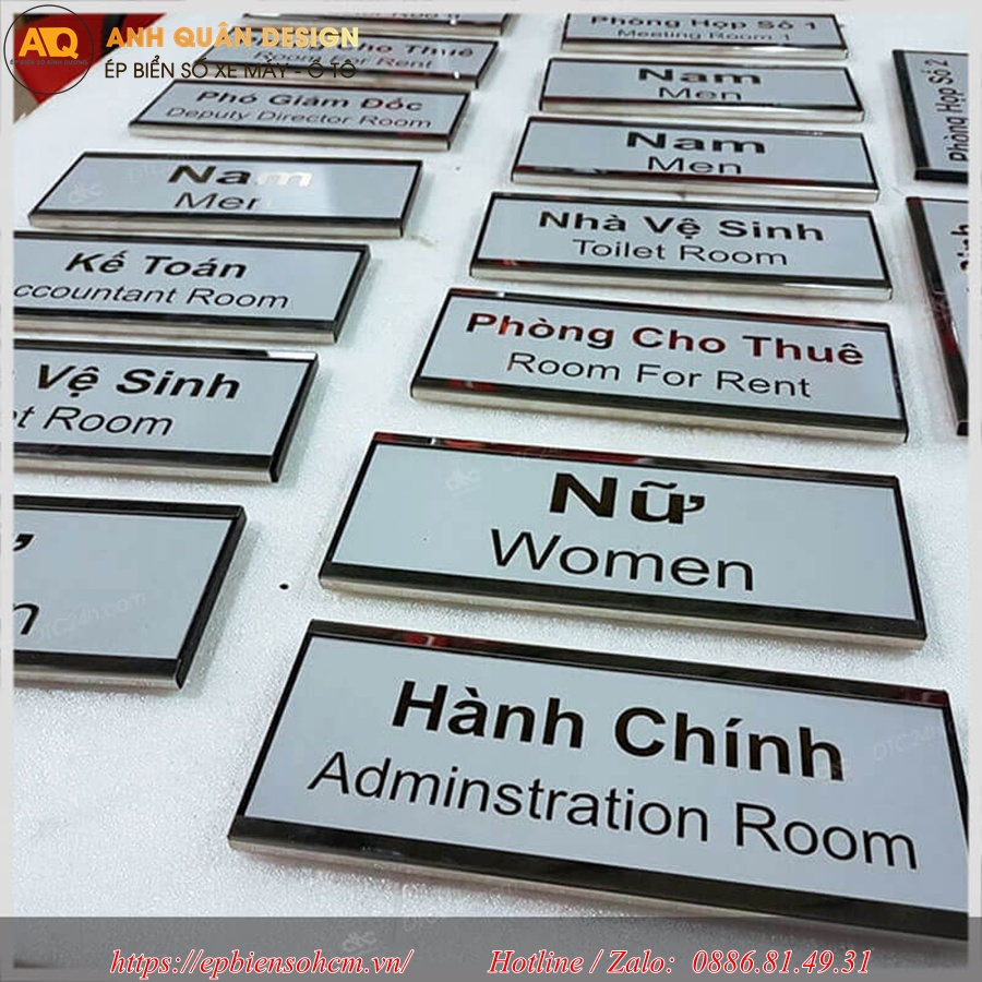 Bảng tên phòng Mica Bảng tên phòng Mica