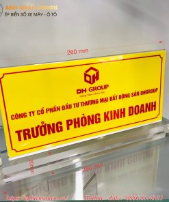 Bảng tên phòng Mica theo yêu cầu, đẹp, rõ ràng và chuyên nghiệp 9 Bảng tên phòng Mica
