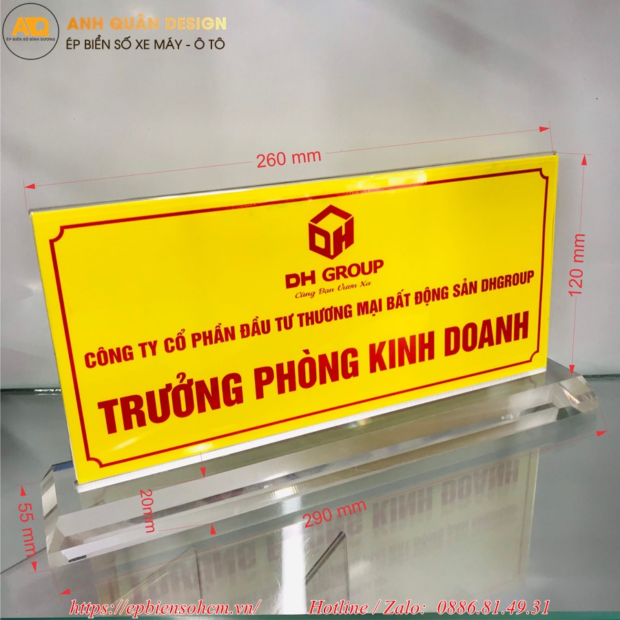 Bảng tên phòng Mica Bảng tên phòng Mica