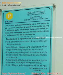 Bảng thông báo mica