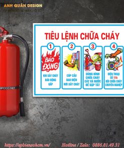 Bảng tiêu lệnh PCCC Mica