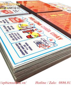 Bảng tiêu lệnh PCCC Mica