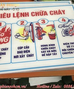 Bảng tiêu lệnh PCCC Mica