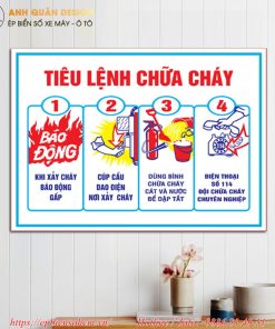 Bảng tiêu lệnh PCCC Mica