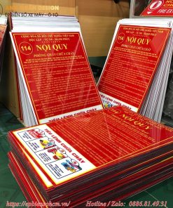 Bảng tiêu lệnh PCCC Mica
