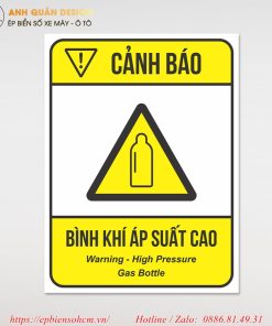 Bảng Biển cảnh báo bằng Mica