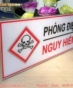 Bảng Biển cảnh báo bằng Mica