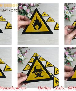 Bảng Biển cảnh báo bằng Mica