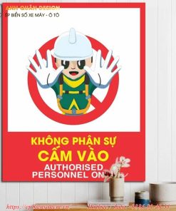 Bảng Biển cảnh báo bằng Mica