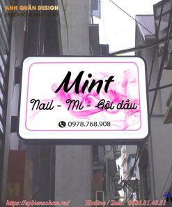 Làm Bảng Hiệu Hộp Đèn Mica Đẹp, Phát Sáng Nổi Bật Theo Yêu Cầu 11 Làm Bảng Hiệu Hộp Đèn Mica