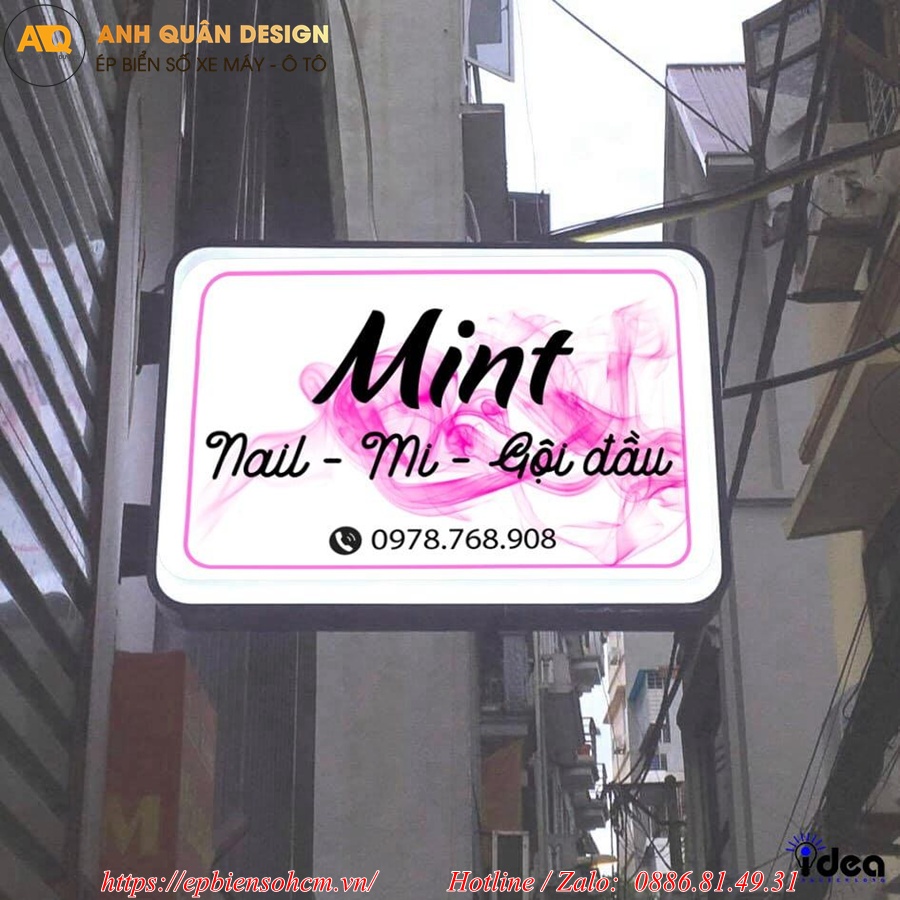 Làm Bảng Hiệu Hộp Đèn Mica Làm Bảng Hiệu Hộp Đèn Mica