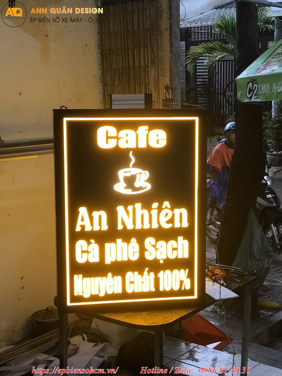Làm Bảng Hiệu Hộp Đèn Mica Làm Bảng Hiệu Hộp Đèn Mica
