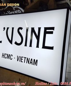 Làm Bảng Hiệu Hộp Đèn Mica Đẹp, Phát Sáng Nổi Bật Theo Yêu Cầu 6 Làm Bảng Hiệu Hộp Đèn Mica