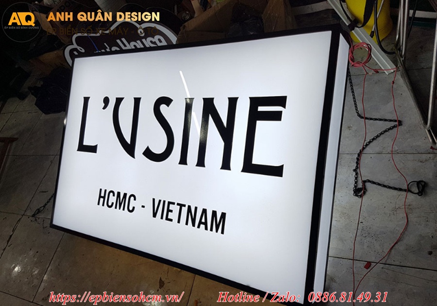 Làm Bảng Hiệu Hộp Đèn Mica Làm Bảng Hiệu Hộp Đèn Mica