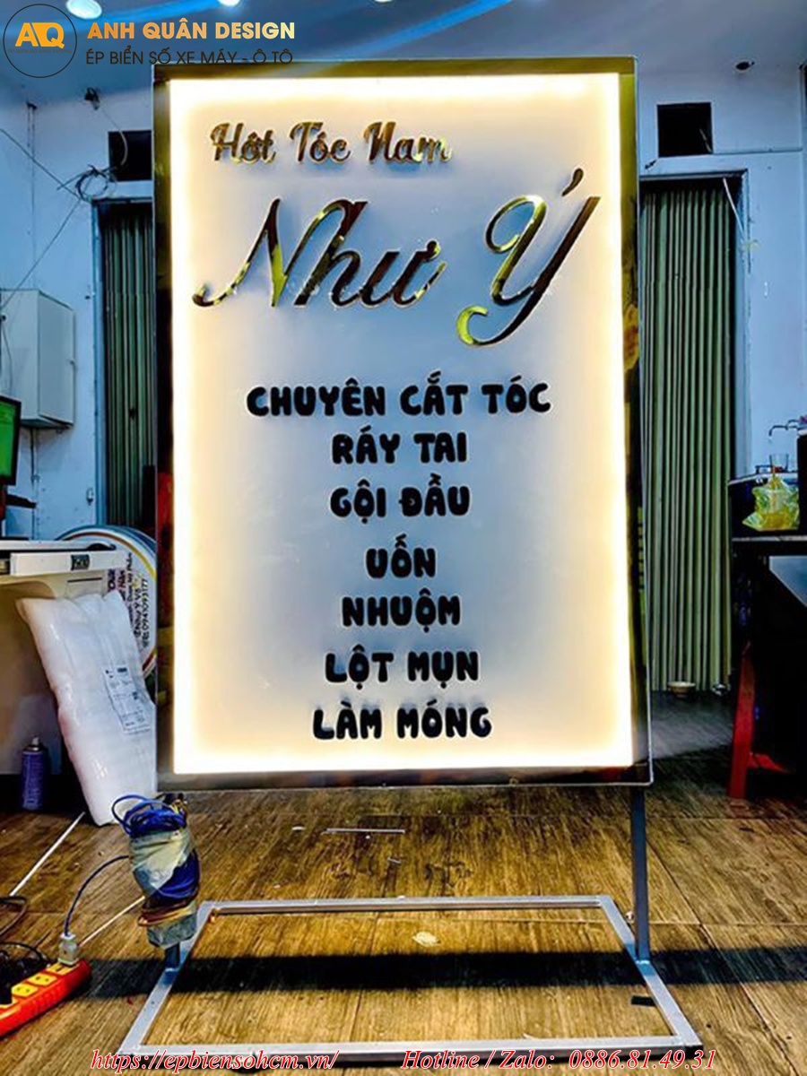 Làm Bảng Hiệu Hộp Đèn Mica Làm Bảng Hiệu Hộp Đèn Mica
