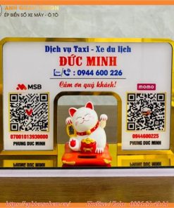 làm bảng Mica dán mã QR code