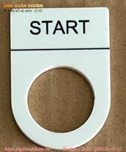 tem nhãn mica namplate tủ điện