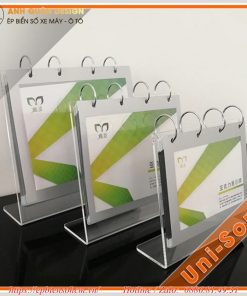 Lịch để bàn đế Mica