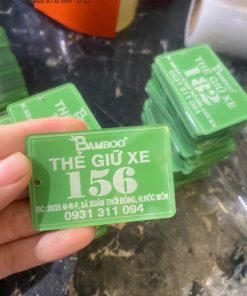 Thẻ Giữ Xe Mica, Thẻ Phòng Mica