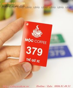 Thẻ Giữ Xe Mica, Thẻ Phòng Mica